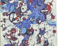 Le mille bolle blu e bianche / One thousand blu and white bubbles