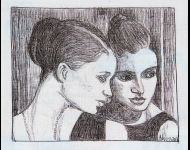 Donna allo specchio / Woman at the mirror