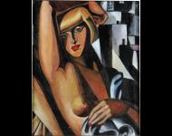 Omaggio a Lempicka - Donna con caschetto biondo2  / Homage to Lempicka - Woman with golden bangs2