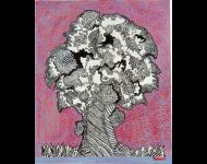 Lato B Albero in lilla / B side Tree in violet
