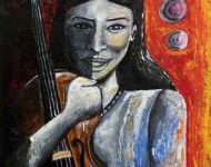 Ragazza con violino / Girl with violin
