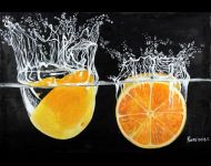 Arancia al fresco / Orange keeping cool